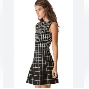 Ohne Titel Black and White Grid Dress medium